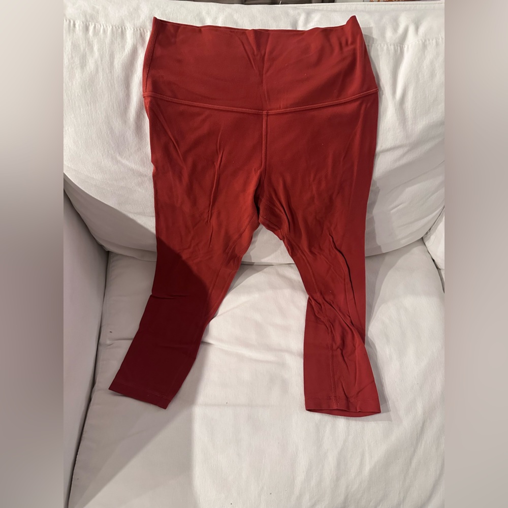 lululemon athletica Red Leggings